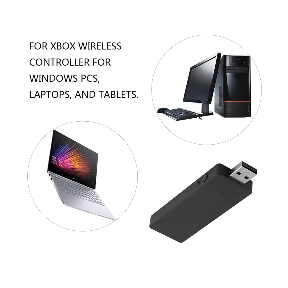 Black Wireless Controller Adapter Receiver Stick For Microsoft For XBox