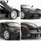 thumbnail image 4 of Bdtctk 1:32 Modelo De Coche Farrari Coche con Retroceso con Sonido Y Luz para Niños, Niños, Niñas, Cuerpo De Metal, Puerta Abierta, Negro, 4 of 5