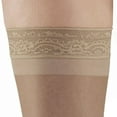 thumbnail image 3 of Ames Walker AW Style 48 Sheer Support 20-30 mmHg Firm Compression Open Toe Thigh High Stockings w/Top Band Black XXXLarge, 3 of 4