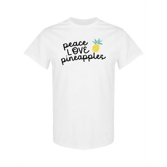 Peace Love Pineapples T-Shirt Women -SPIdeals Designs, Female x-Large
