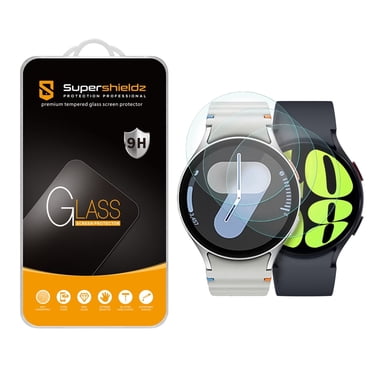 (2 Pack) Supershieldz Designed for Samsung Galaxy Watch 7 (44mm)/ Galaxy Watch 6 (44mm) Tempered Glass Screen Protector, Anti Scratch, Bubble Free
