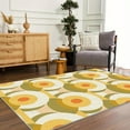 thumbnail image 3 of 6'x9' carpet carpet small arrel speckled wool-blend area rug coastal area rug floral area rug, 3 of 7