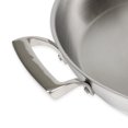 thumbnail image 4 of Browne 5724052 12 1/2" Stainless Steel Frying Pan w/ Solid Metal Handle, 4 of 5