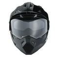 thumbnail image 6 of 1Storm Adult Motorcycle Motocross Dual Sport Off Road Full Face Dual Visor Helmet F802CLS Glossy Black, 6 of 7