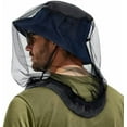 thumbnail image 2 of Outdoor Mosquito Head Net Mesh for Women Men Adjustable Lightweigt Insect Shield Netting Mosquito Bug Net for Head Face 2 Pack Black One Size 2 Pack Black One Size 2 Pack Black One Size 2 Pack, 2 of 5
