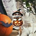 thumbnail image 4 of Halloween Acrylic Pumpkin Keychain - Cute Car Mirror Charm & Backpack Decor | Durable Double-Sided Gift for Kawaii Lovers | Fall Festival Accessories, 4 of 6