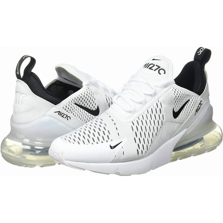 Nike Air Max 270 AH8050-100 Men's White & Black Running