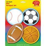 Mini Notepad Set - Sports
