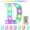 D, variant on Colorful LED Marquee Letter Lights with Remote, Multicolor Party Bar Lights, Decorative Home Lights for Christmas, Birthdays, and Special Occasions