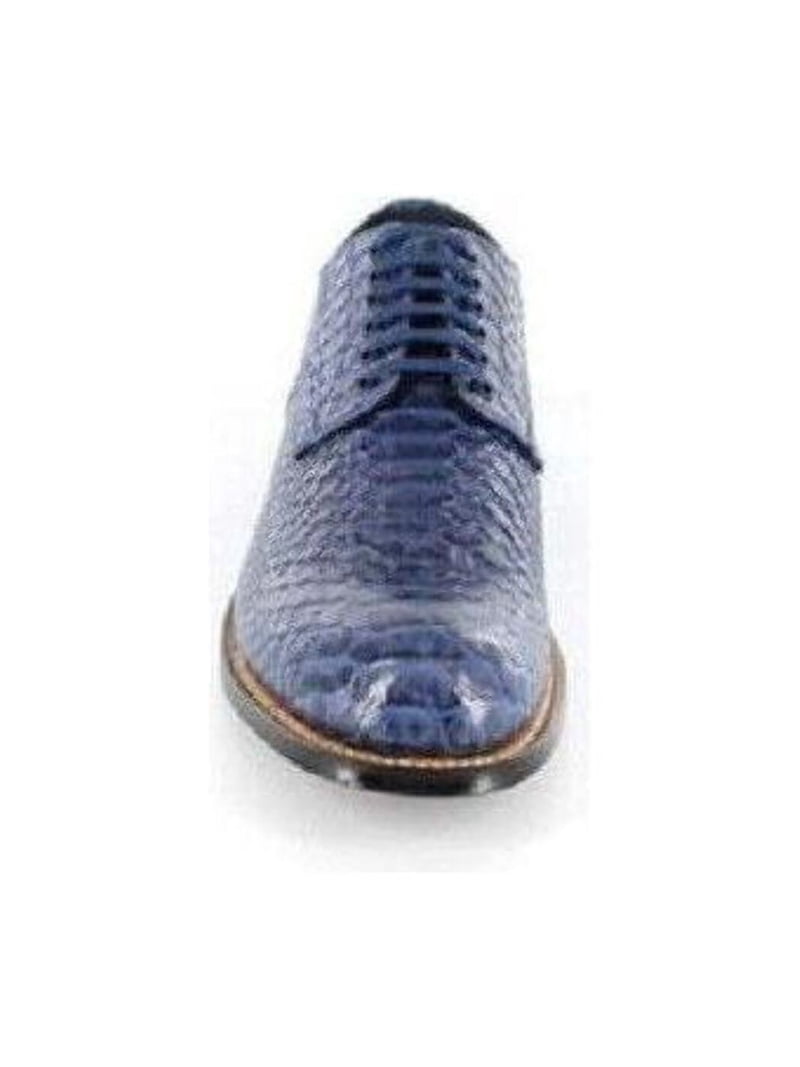 STACY ADAMS MENS MADISON OXFORDS BLUE 00049 53 Blue Madison Cap Toe Slip-On - GQ Gentlemen main image 4