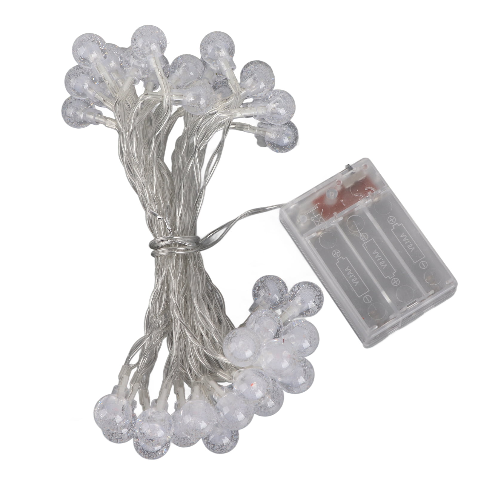 LED Globe String Lights, Bulb String Lights PVC Shell 15cm Lights