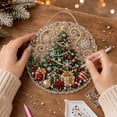thumbnail image 4 of Christmas Pearl Diamond Art Hanging Ornament Kit - Christmas Pearl Art DIY Hanging Ornament Kit, ChristmasPearl Pendant Hangings Decor, Diamond Arts Window Suncatchers Holiday Wreath, 4 of 6
