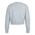 thumbnail image 5 of Wang6 Cropped Cardigan Sweaters for Women Button down Open Front Long Sleeve Knit Sweater Trendy Fall Solid Lightweight Tops Outerwear Light Gray XS, 5 of 5