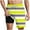 Yellow, variant on ZCFZJW Mens Swim Trunk with Compression Liner Casual Striped Color Block Printed Drawstring Swim Shorts Stretch Quick Dry Bathing Suits with Pockets Swimwear Green M