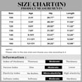 thumbnail image 3 of YOUYEDIAN Girls Denim Shorts Teens Summer Elastic Waist Short Jeans Casual Versatile Pants (Blue, 11-12 Years), 3 of 4