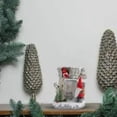 thumbnail image 2 of Northlight 17.5" Red and Gray LED Lighted House with Plush Gnome Couple Christmas Decor, 2 of 2