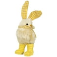 thumbnail image 4 of Northlight Chick with Plaid Rabbit Ears and Rainboots Easter Figurine - 7" - Yellow, 4 of 6
