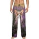 thumbnail image 1 of Balery Dog in Lavender Flowers Pantalones de pijama para hombre, pijama ultraligero, pantalón de descanso-Small, 1 of 6