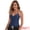 Dark Blue, variant on DARING DIVA Women's Halter Neck Padded Adjustable Spaghetti Straps Tank Top S Black