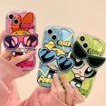 thumbnail image 2 of Funda + Soporte Para Gafas Compatible Para iPhone XR 14 13 11 12 Pro Max 8 7 6 6s Plus SE 2020 XS De Teléfono De Dibujos Animados Protección Suave Cubierta Trasera, 2 of 4