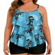 thumbnail image 5 of Plus Tamaño Traje de Baño Tops para las Mujeres Estampado Cintura Alta Pantalones de Baño Dos Piezas Conjunto de Traje de Baño, Más Tamaño Conjuntos de Bikini para las Mujeres, 5 of 8