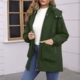 thumbnail image 4 of Aimik Womens Waterproof Hooded Parka Coat Winter Outdoor Windproof Thermal Jacket with Adjustable Waist for Hiking Travel, 4 of 6