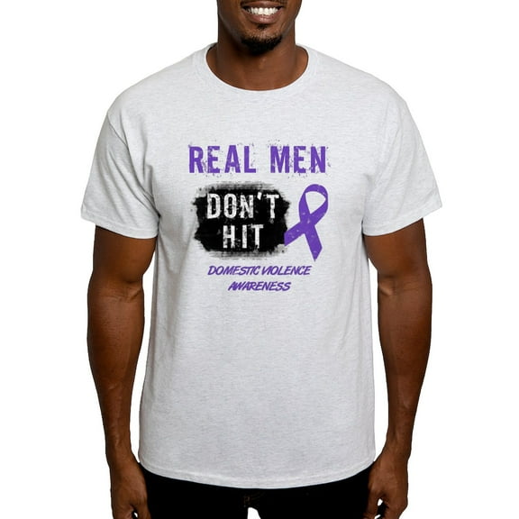CafePress - Domestic Violence Awareness Light T Shirt - Men's Classic Graphic T-Shirt