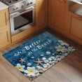 thumbnail image 3 of Life Is Better At The Beach Rectangle&nbsp;Area Rug&nbsp;2x3 ft Summer Ocean Starfish Flower Seashell Washable Rugs for Living Room, Non Slip Soft Carpet for Bedroom Entryway Dining Room, 3 of 9