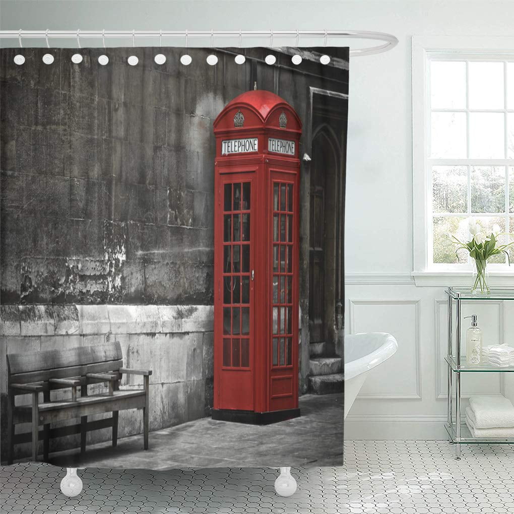 SUTTOM Red Box British Phone Booth in London United Kingdom Shower ...