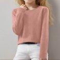 thumbnail image 2 of ZTKWD Toddler Sweaters Long Sleeve Crew Neck Soft Casual Pullover Sweaters, 2 of 4
