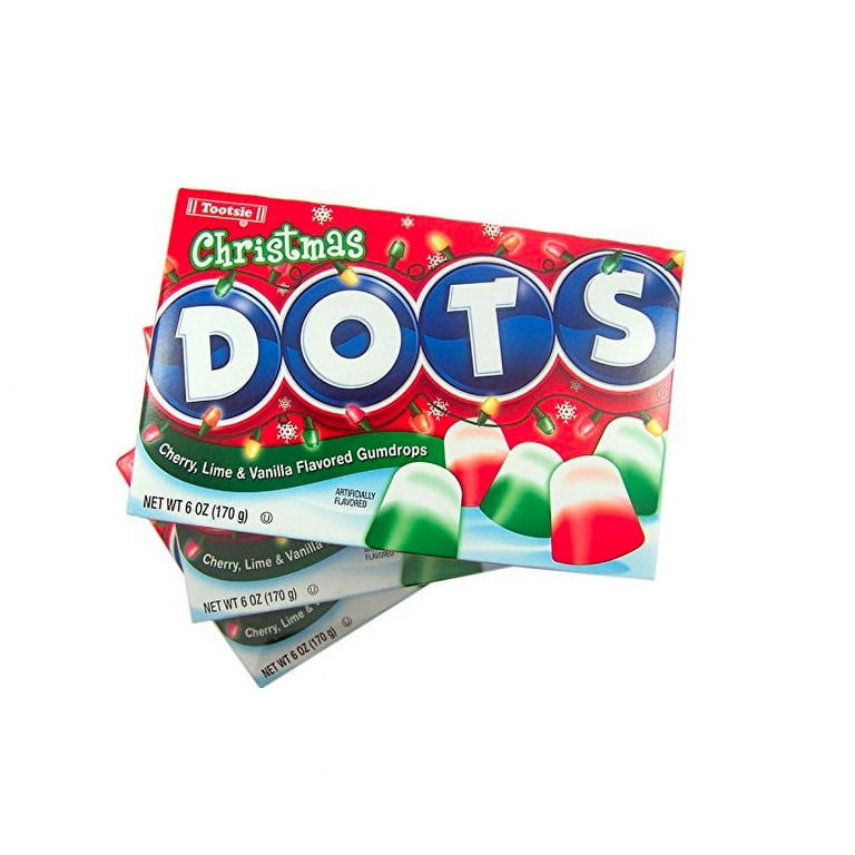 Dots Ghosts Halloween Gummy Candy Theater Box 6 oz 