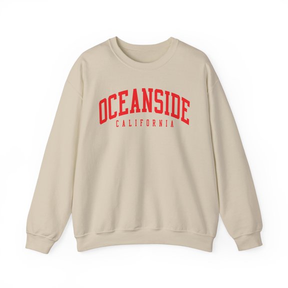 Oceanside Ca California Sweatshirt Gifts Crew Neck Shirt Long Sleeve Unisex