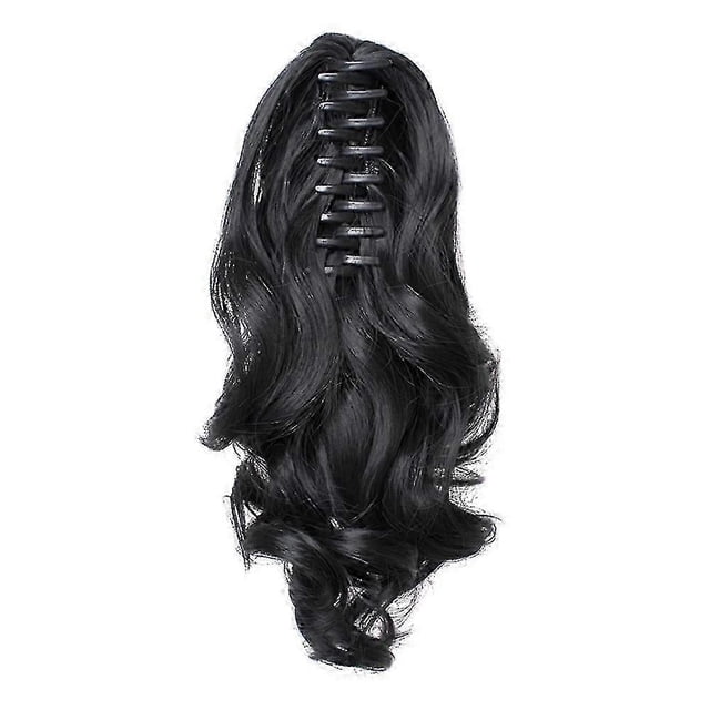Women Jaw Claw Clip In Ponytail Long Hair Extensions Hairpiece Wigs
