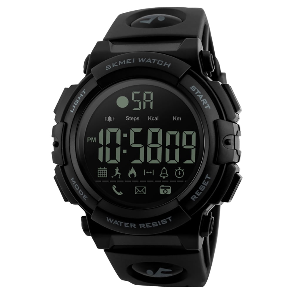 analog watch with fitness tracker