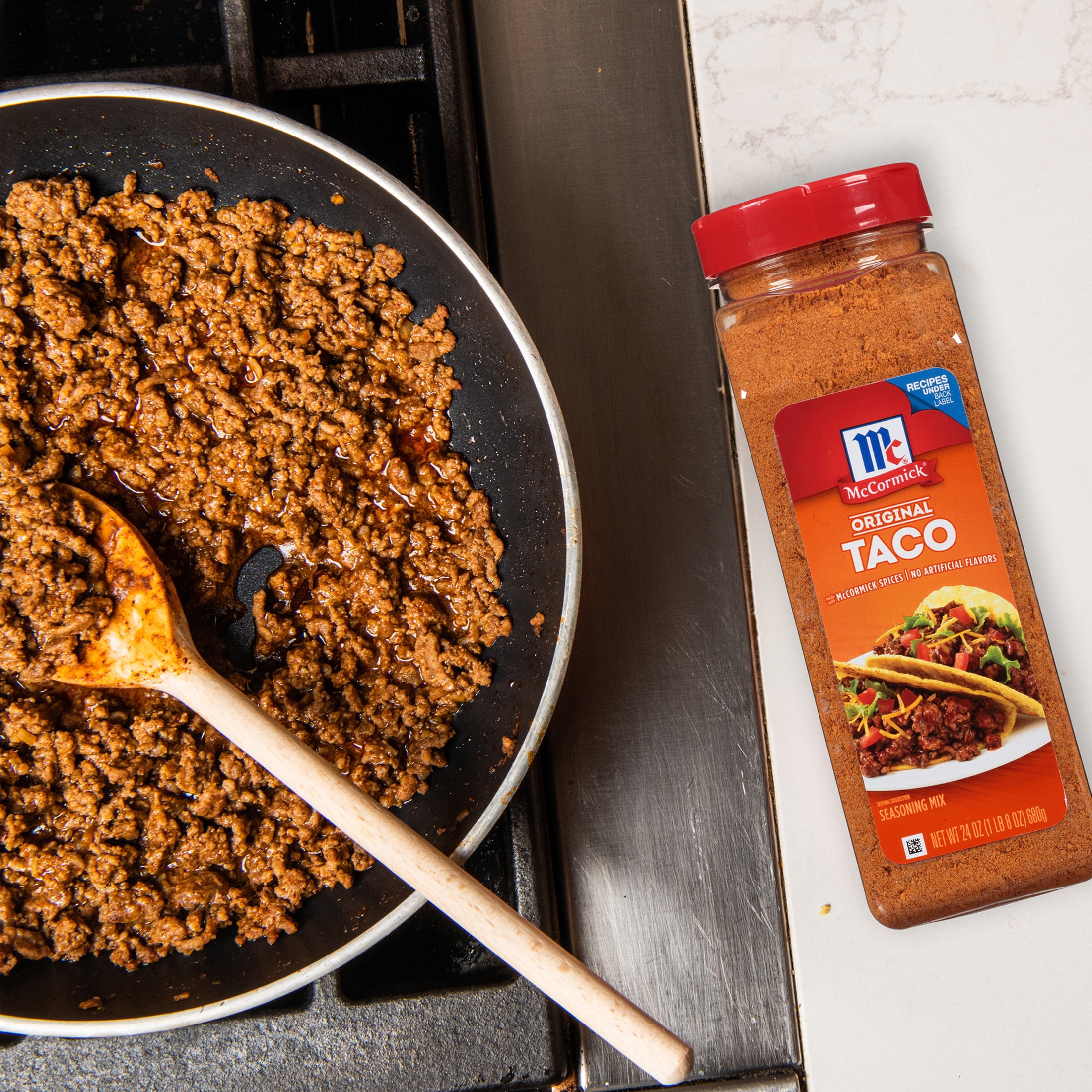 (6 pack) McCormick Culinary Kosher Taco Seasoning, 24.0 oz Bottle