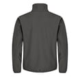 thumbnail image 3 of Men's Cutter & Buck Steel Norfolk Tides Clique Trail Eco Stretch Softshell Full-Zip Jacket, 3 of 3