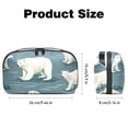 thumbnail image 5 of Polar Bear Hard Drive and Cord Storage Organizer PC Case, Waterproof Oxford Cloth Electronic Organizer Travel Case, Outdoor Small Storage Box, 5.9x9.44x3.14 in., 5 of 6