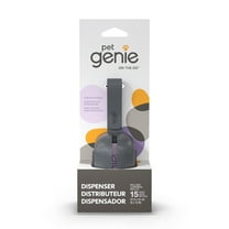 Pet Genie On the Go Dog Poop Bags Dispenser, Roll of 15 Lavender-Scented Bags Included