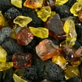 thumbnail image 2 of Oahu Sunflower Fire Pit Glass & Lava Rock Blend | 3/8"-3/4", 10 lbs, 2 of 5