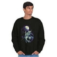 thumbnail image 5 of Wolf Pack Howling at Full Moon Sweatshirt for Men or Women Brisco Brands S, 5 of 6