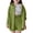 Army Green, variant on Girls 2 Piece Outfits Girls' Clothing Sets Girls Outfits & Sets Casual Playwear School Summer Fall Spring Toddler Kids Shirt Shorts Set Comfortable Pure Color Turn Down Collar Elastic Waist