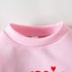 thumbnail image 5 of Gibobby Mameluco niño de manga larga para recién nacido, niña, Unisex, algodón, otoño, Día de San Valentín(Rosa, 6-12 Meses), 5 of 5