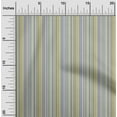 thumbnail image 1 of oneOone Organic Cotton Voile Fabric Multicolor Stripe Decor Fabric Printed BTY 42 Inch Wide, 1 of 3