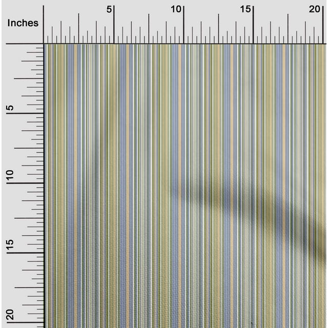 oneOone Coton Tissu Flex Multicolor Stripe Print Tissu par la Cour 40 Pouces de Large