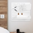 thumbnail image 7 of Raindrops 1 Set Wall Mount Peg Boards Wall Storage Holder Wall Storage Rack Peg Boards Shelf Organizer, 7 of 7