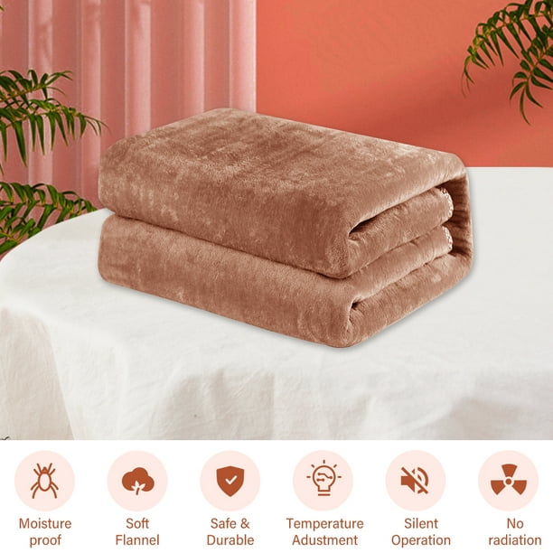 Costway – couvre-matelas chauffant, 71 x 30 po, chauffe-table de massage  avec 5 réglages de chaleur