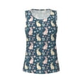 thumbnail image 5 of Goofa Cute Rabbit Floral Printed Womens Workout Tops for Women Sleeveless Yoga Shirts Athletic Running Tank Tops Sleeveless Gym Clothes Workout Apparel-X-Large, 5 of 9