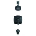 thumbnail image 3 of Danze Vaughn Tub and Shower Trim, Satin Black, 3 of 3
