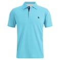 thumbnail image 2 of XAOFW Men's Polo Shirts Casual Slim Fit Short Sleeve Shirts Summer Wear With Cartoon Print Comfortable Tops XXXL, 2 of 5