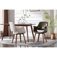 thumbnail image 2 of Porthos Home  Haro Dining Chairs Set of 2, PU Leather, Bentwood Legs Black, 2 of 5